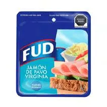 Jamón de Pavo Virginia Fud Rebanado